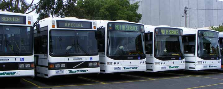 Eastrans Volgren buses